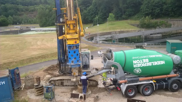 Neubau Schlammentwässerung Buchenhofen (Gründung) Neubau Schlammentwässerung Buchenhofen (Gründung)