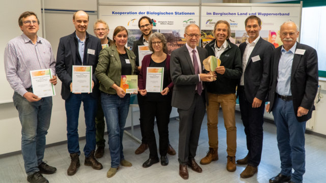 Biologische Stationen und Wupperverband erhalten Auszeichnung als Projekt der UN-Dekade Biologische Vielfalt Biologische Stationen und Wupperverband erhalten Auszeichnung als Projekt der UN-Dekade Biologische Vielfalt