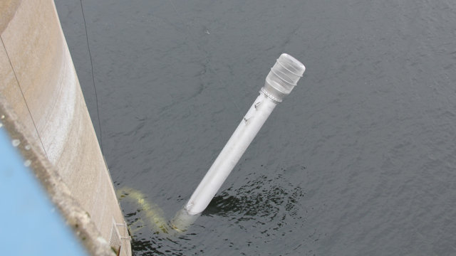 Große Dhünn-Talsperre, Thermorüssel Große Dhünn-Talsperre, Thermorüssel