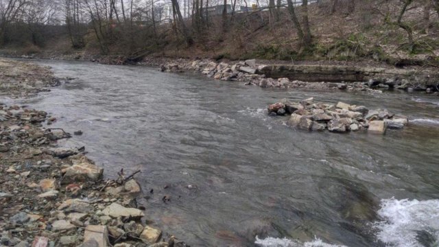 Wehr Wipperhof: die Wupper ist wieder durchgängig Wehr Wipperhof: die Wupper ist wieder durchgängig