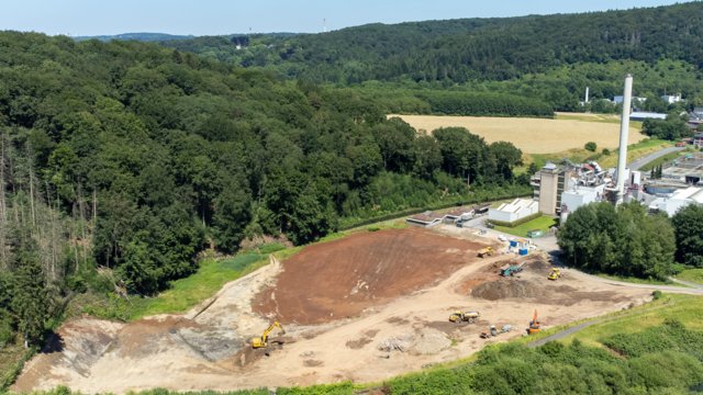 Baufeld Klärschlammverbrennungsanlage KVB