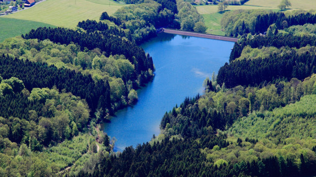 Schevelinger-Talsperre, Foto: Peter Sondermann 2017 Schevelinger-Talsperre, Foto: Peter Sondermann 2017