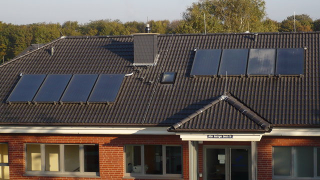 Solarthermie Klärwerk Leverkusen
