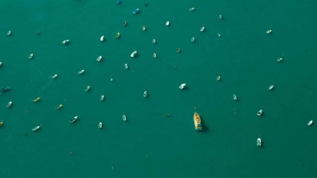 Boote auf dem Tejo (Markus Bollen) [Ausschnitt]
