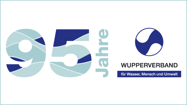 Jubiläums-Logo Wupperverband 95 Jahre Jubiläums-Logo Wupperverband 95 Jahre
